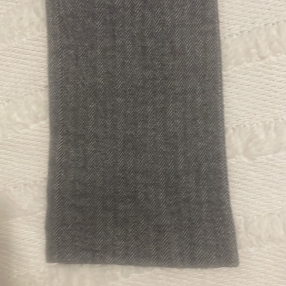 Terra Michaels herringbone pants charcoal gray soft flare legs women size 6 - Picture 7 of 15